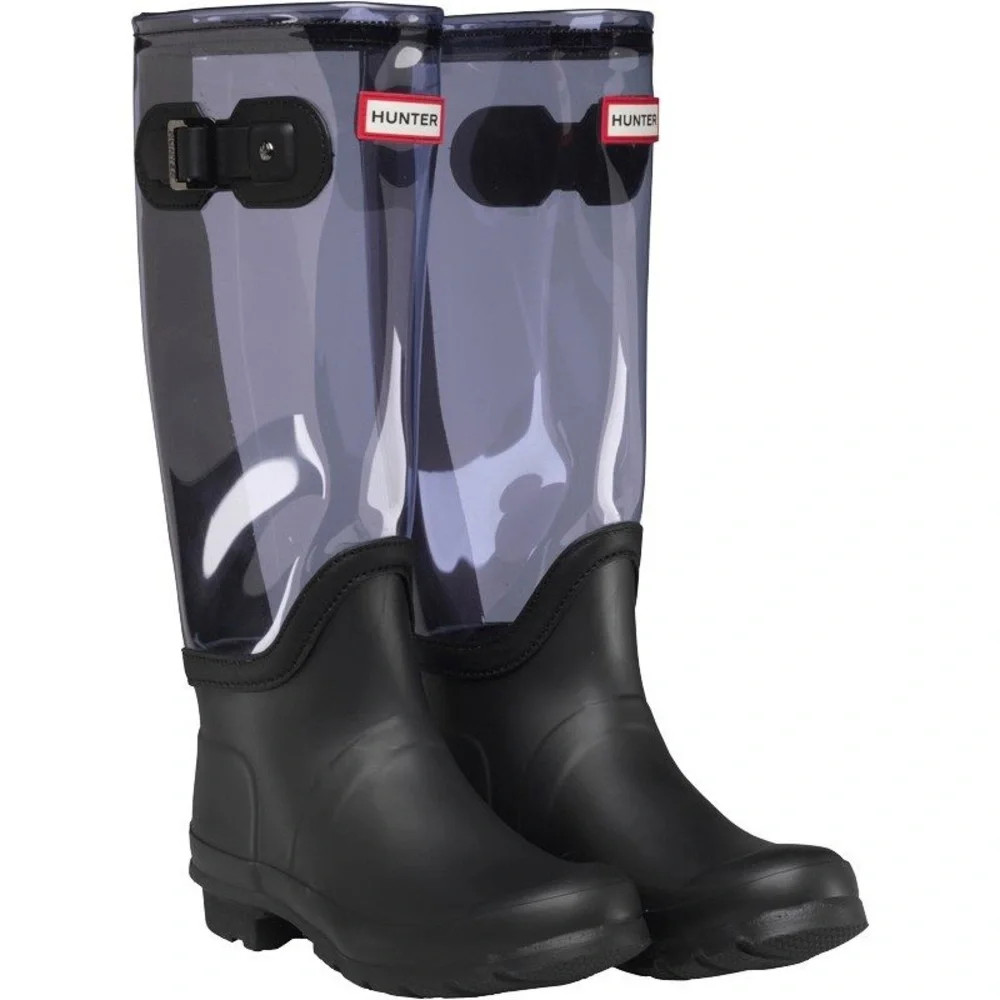hunter boots with socks